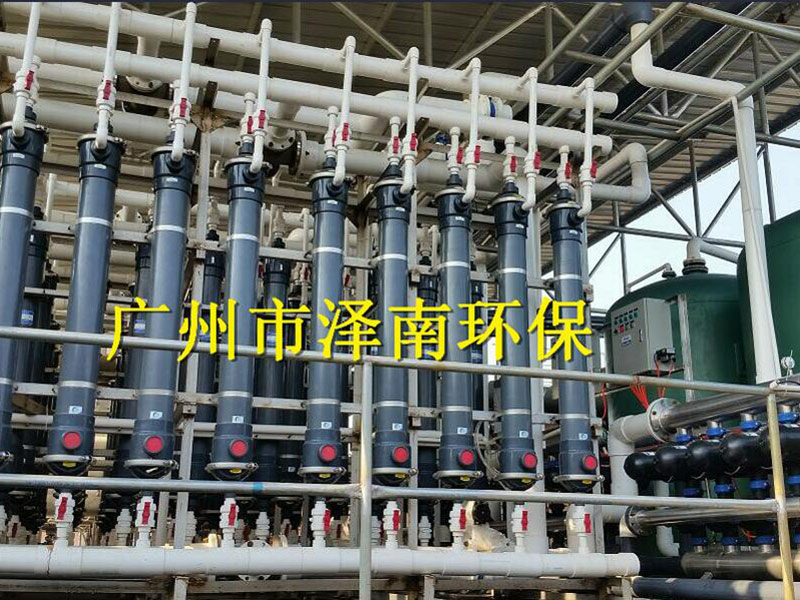 廣東某紡織印染廠4000T/D雙膜法中水回用深度處理系統(tǒng)開車運(yùn)行，為 印染企業(yè)節(jié)能減排